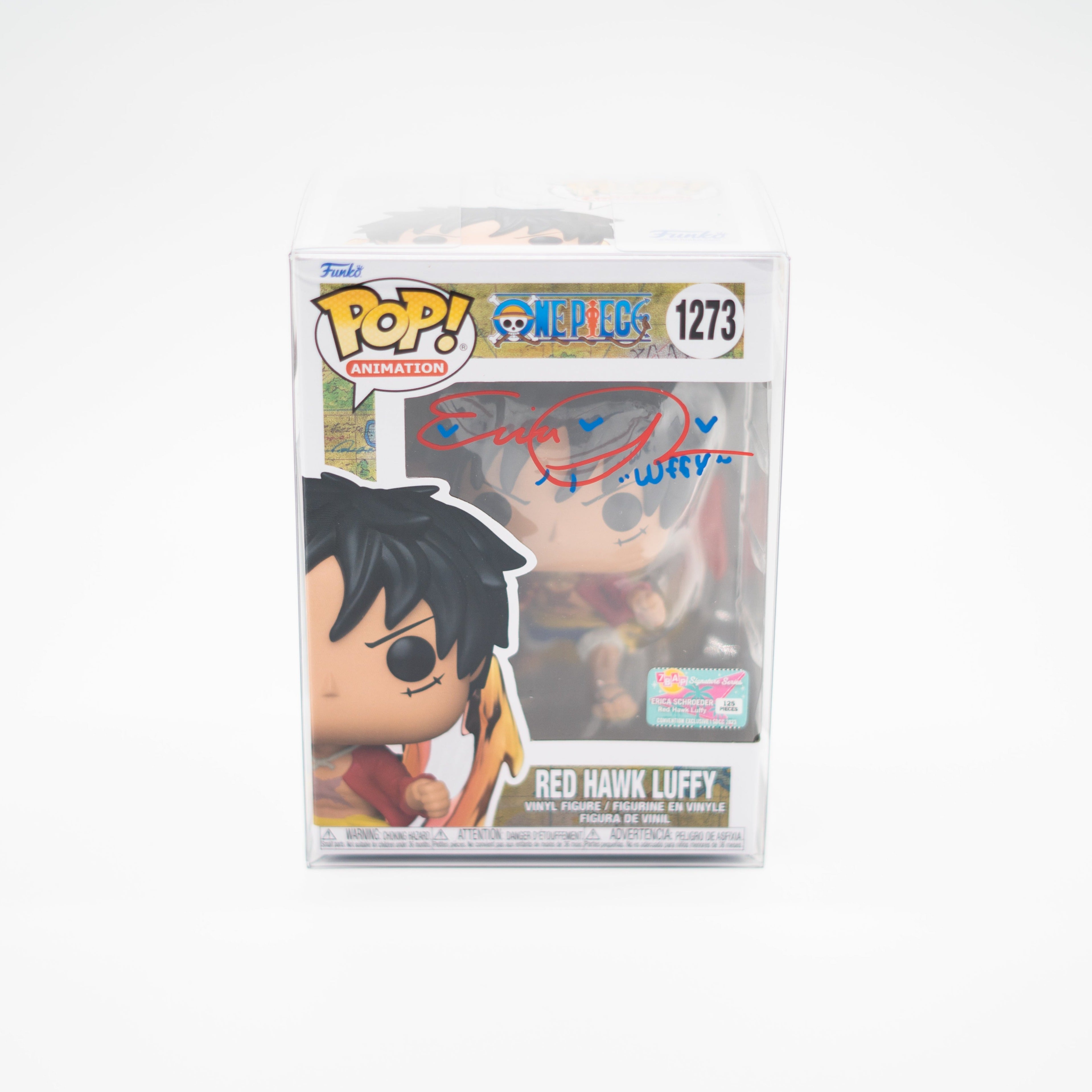 Funko Pop! Red Hawk Luffy Chase 1273 7BAP Signature series Erica Shroeder