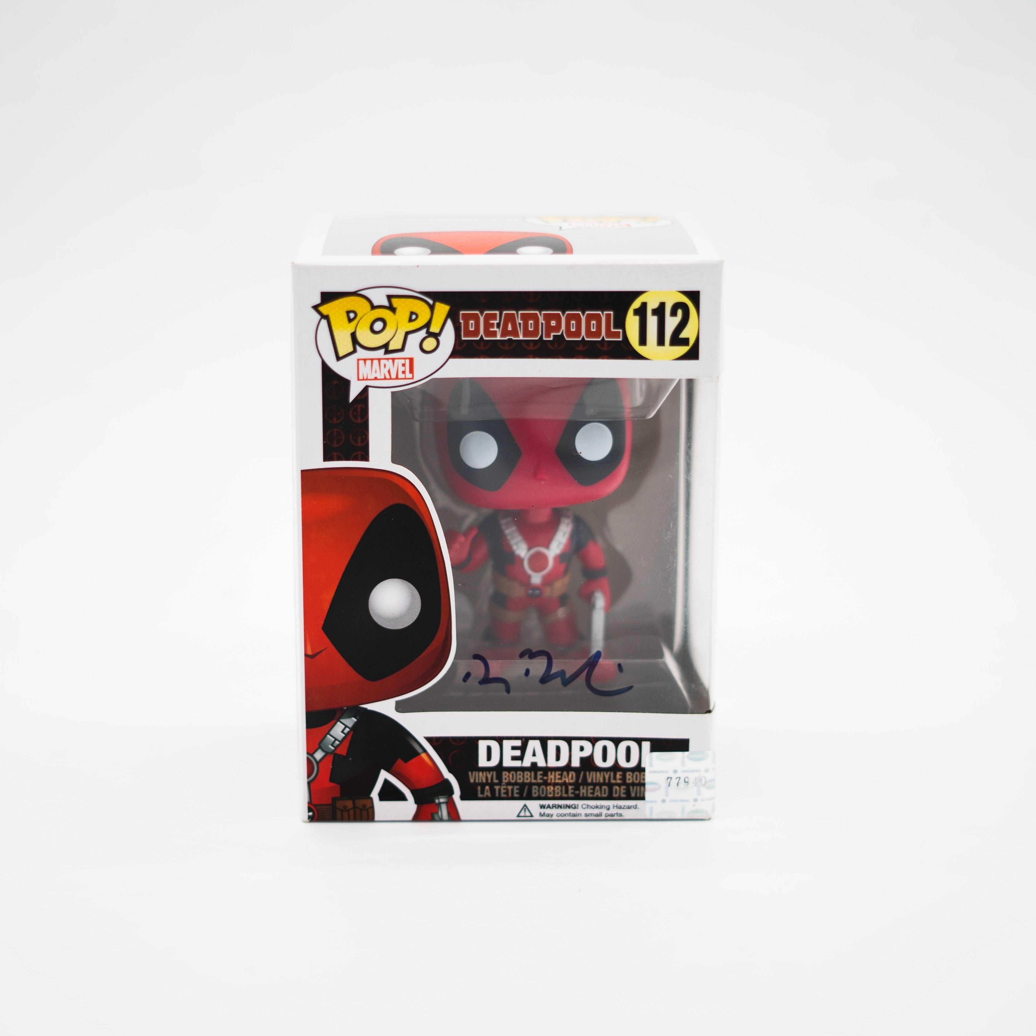 Funko Pop! Deadpool #112 Ryan Reynolds signature