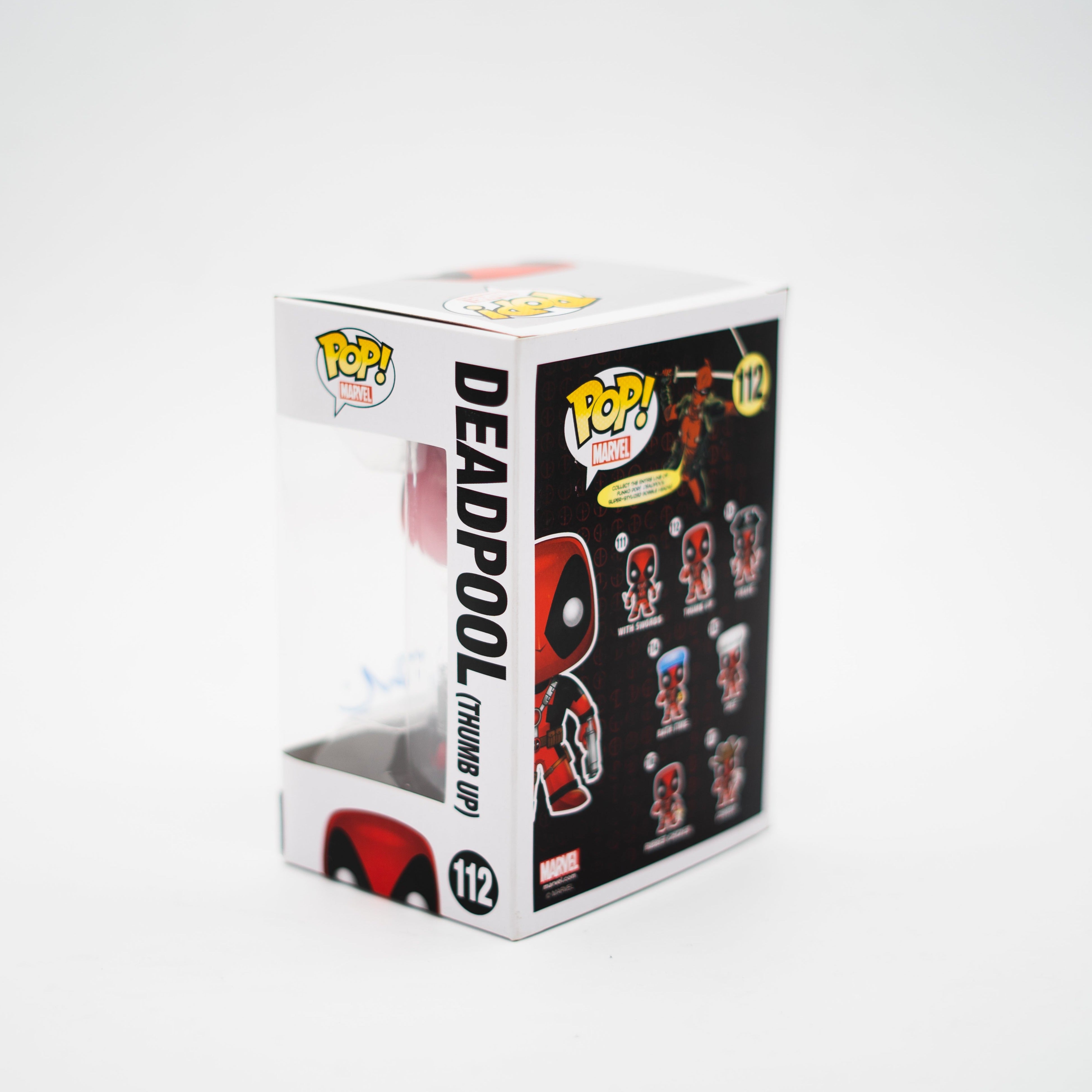 Funko Pop! Deadpool #112 Ryan Reynolds signature