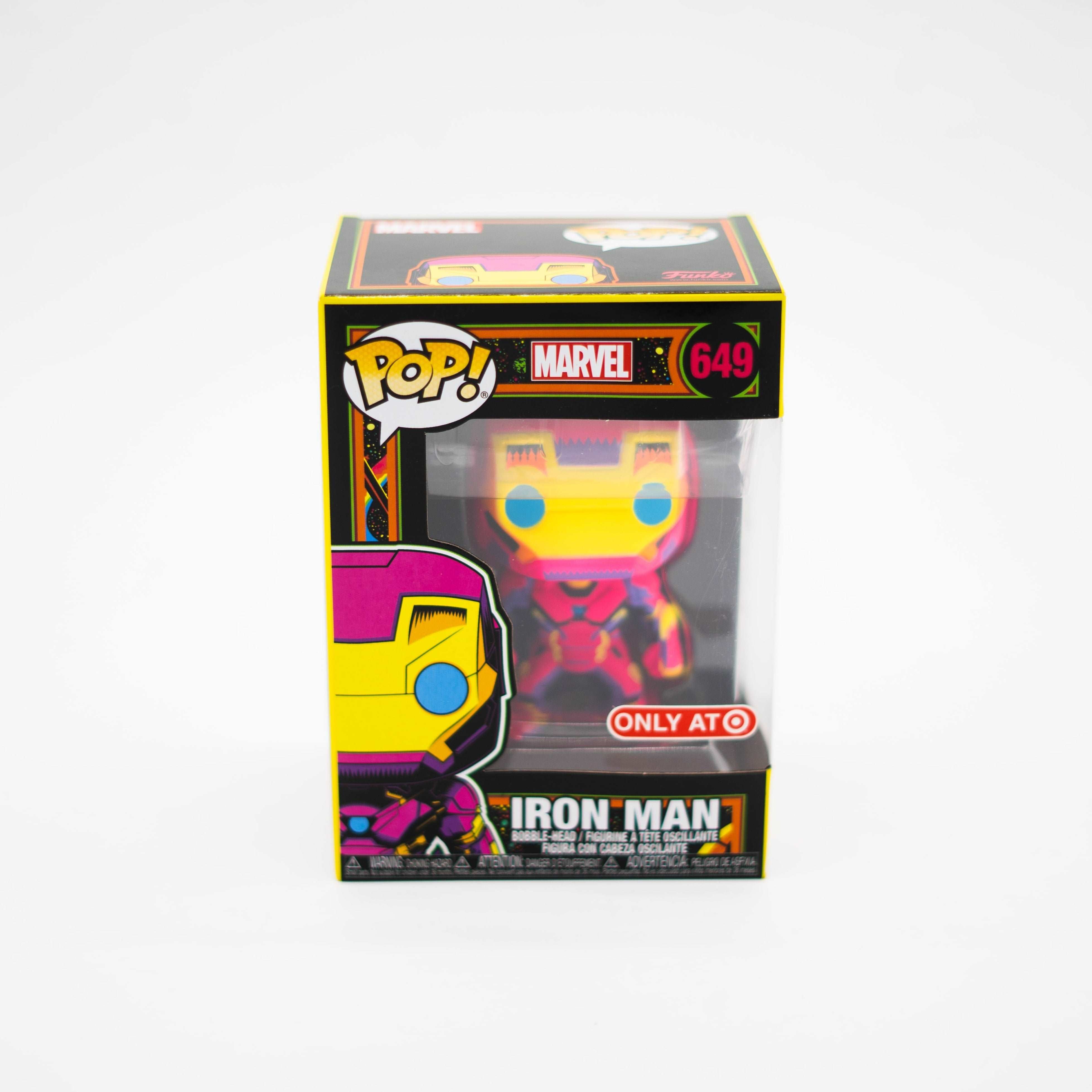 Funko Pop! Iron Man Black Light #649