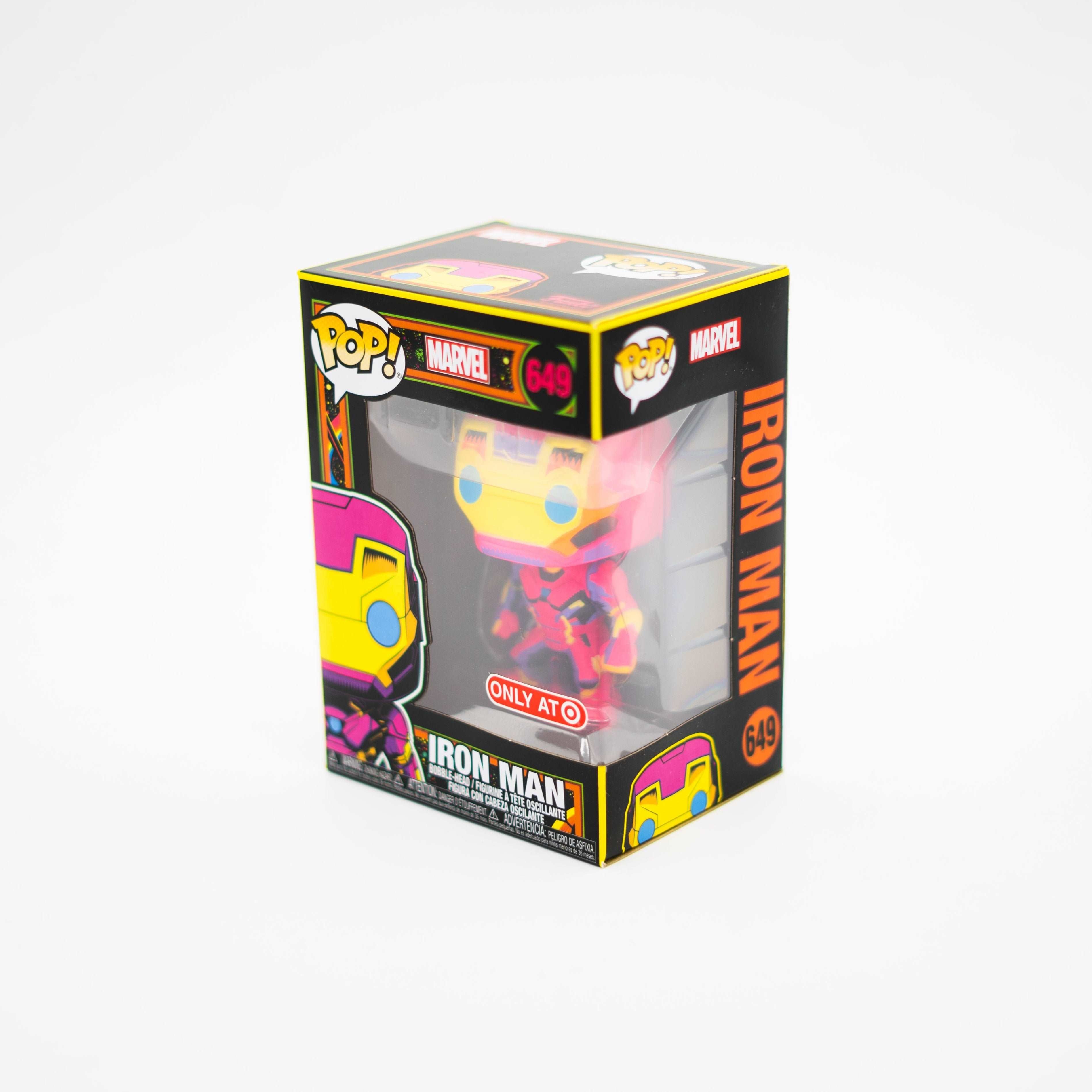 Funko Pop! Iron Man Black Light #649