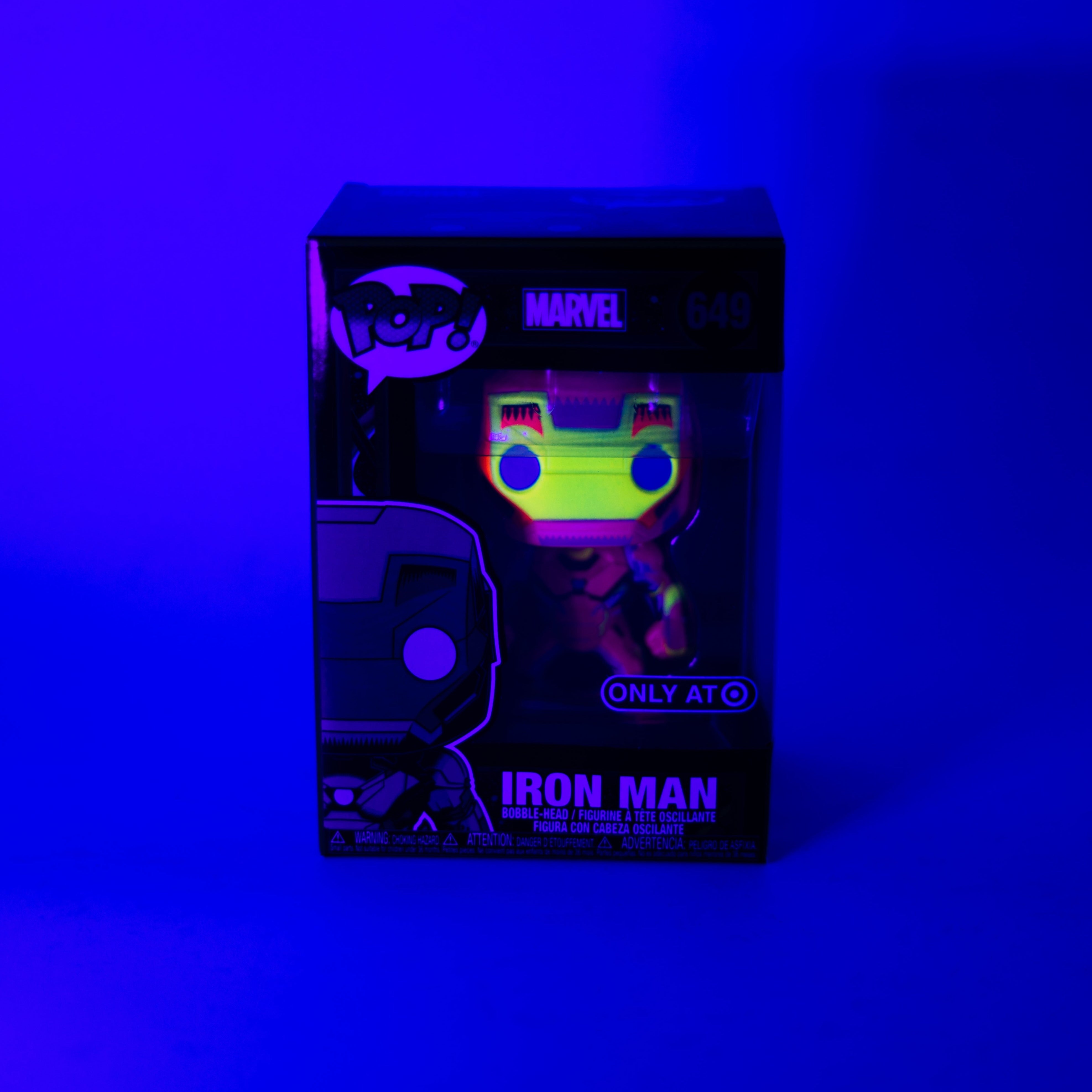 Funko Pop! Iron Man Black Light #649