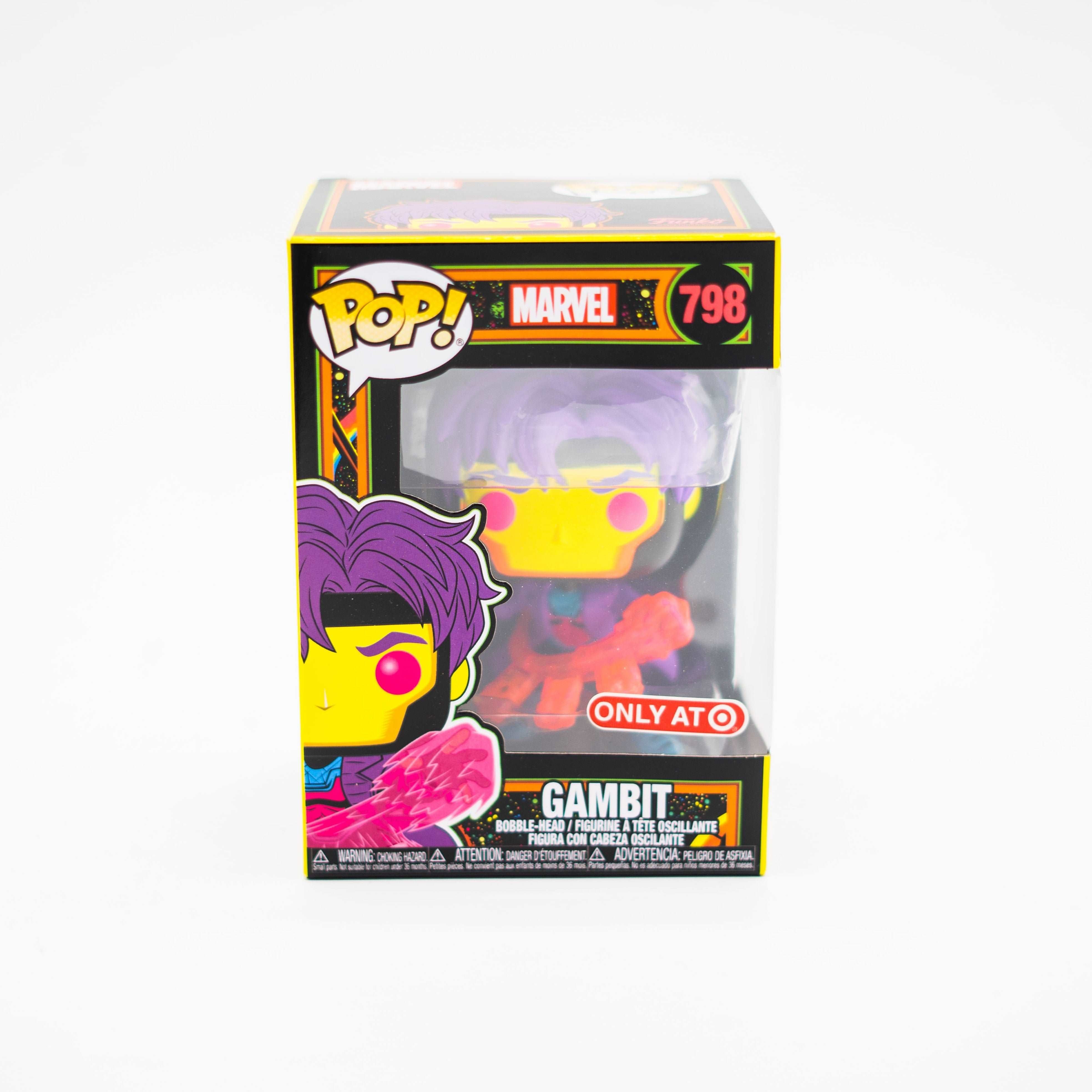 Funko Pop! Gambit- Black Light #789 Exclusivo