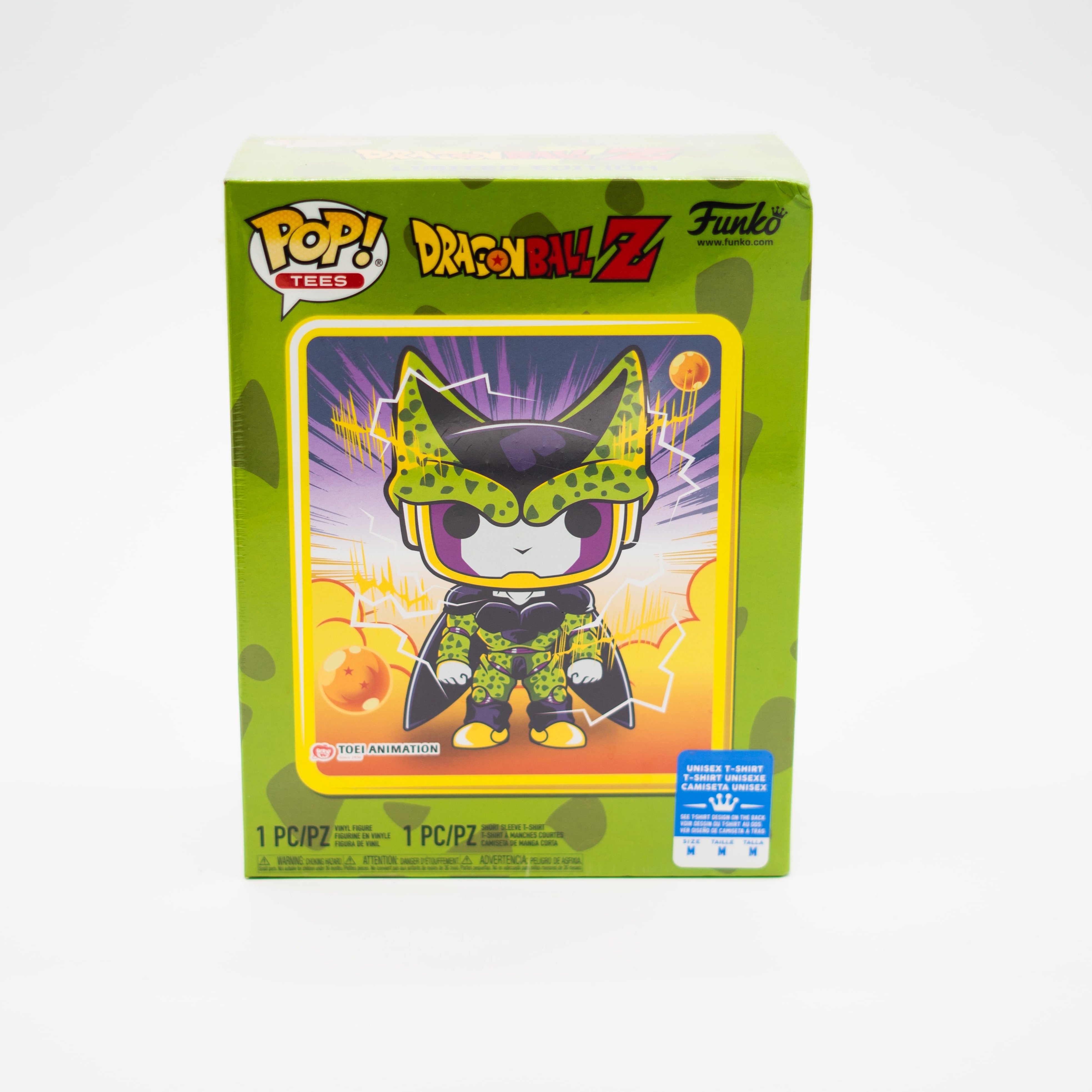 Funko Pop! Pop & Tee Metallic Perfect Cell tamaño M