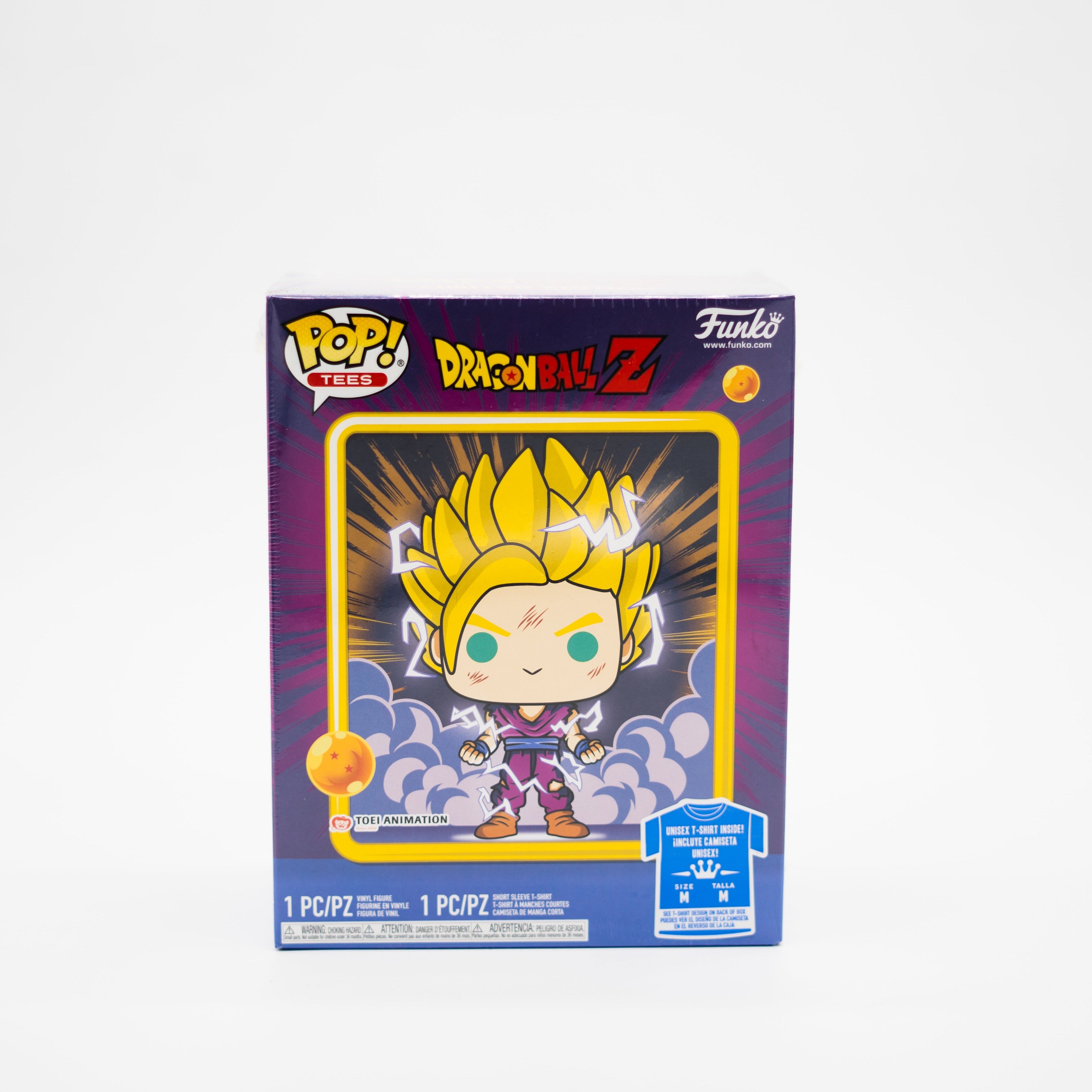 Funko Pop! Pop & Tee Gohan Super Saiyan 2 GITD tamaño M