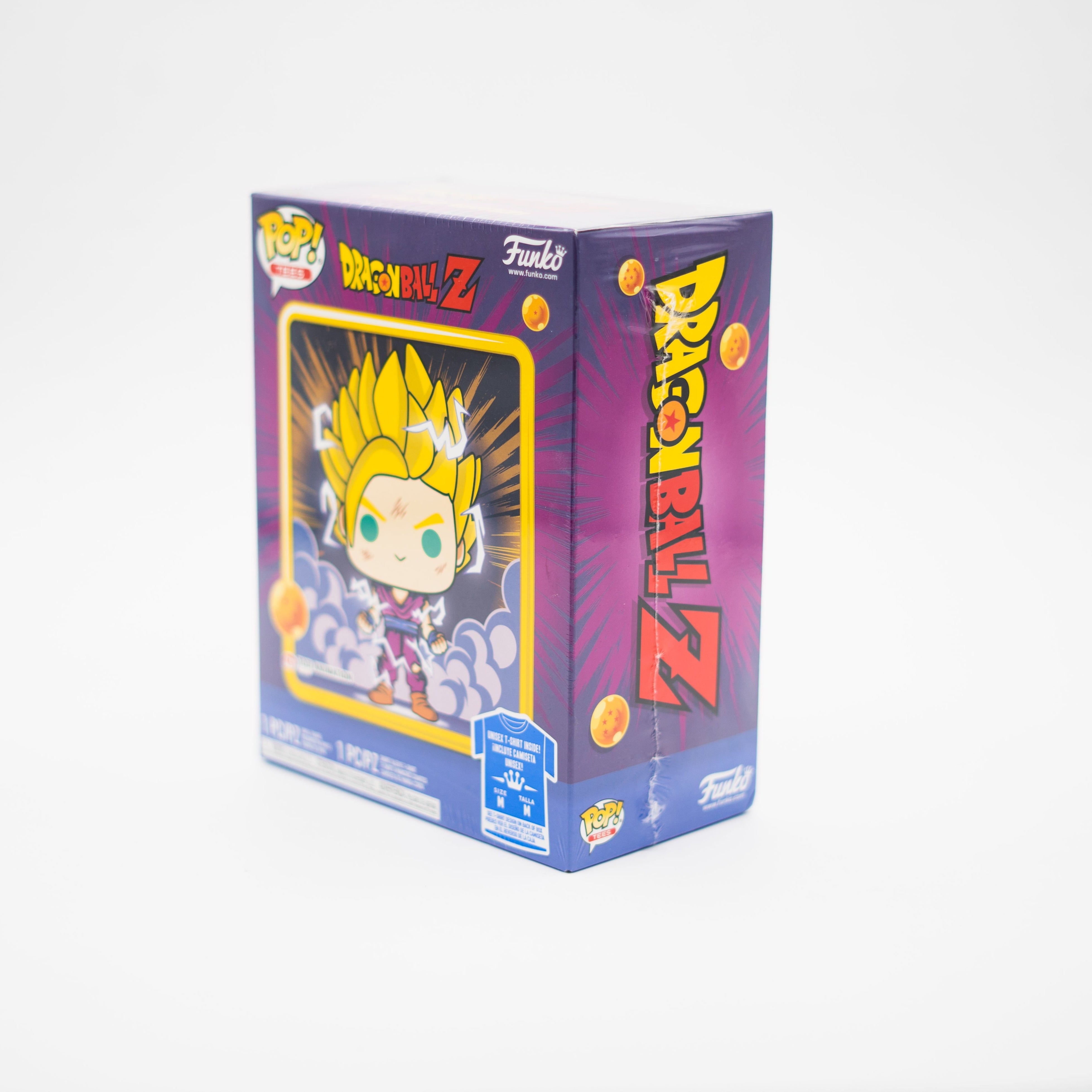 Funko Pop! Pop & Tee Gohan Super Saiyan 2 GITD tamaño M