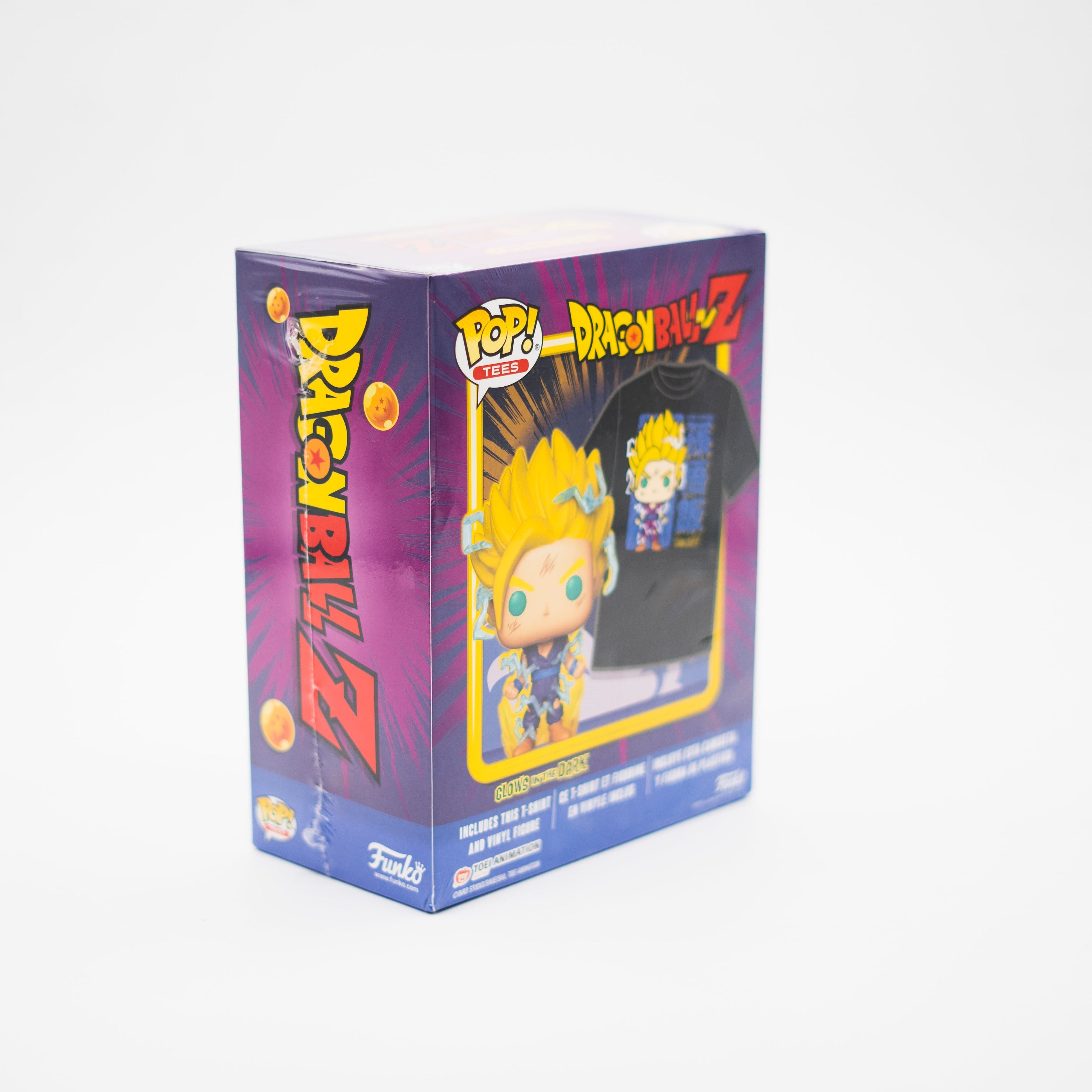 Funko Pop! Pop & Tee Gohan Super Saiyan 2 GITD tamaño M