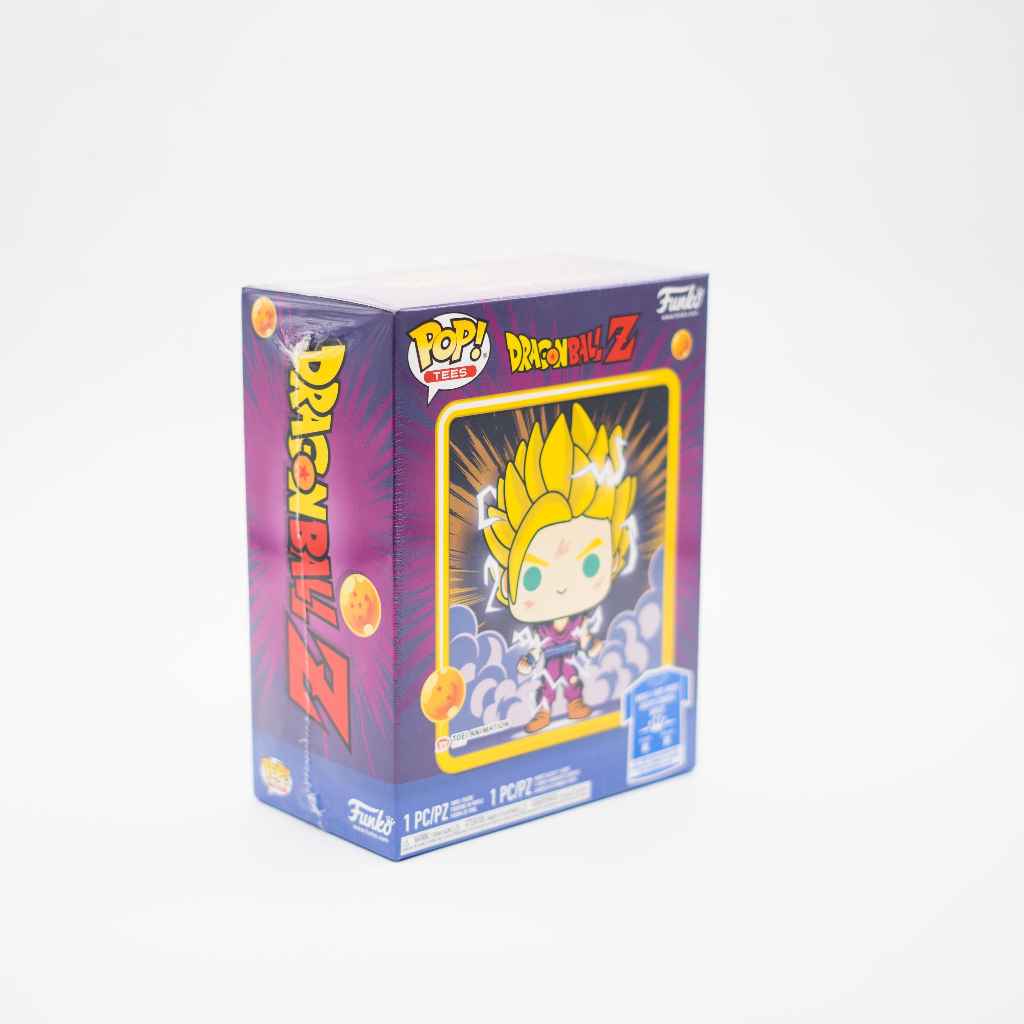 Funko Pop! Pop & Tee Gohan Super Saiyan 2 GITD tamaño M