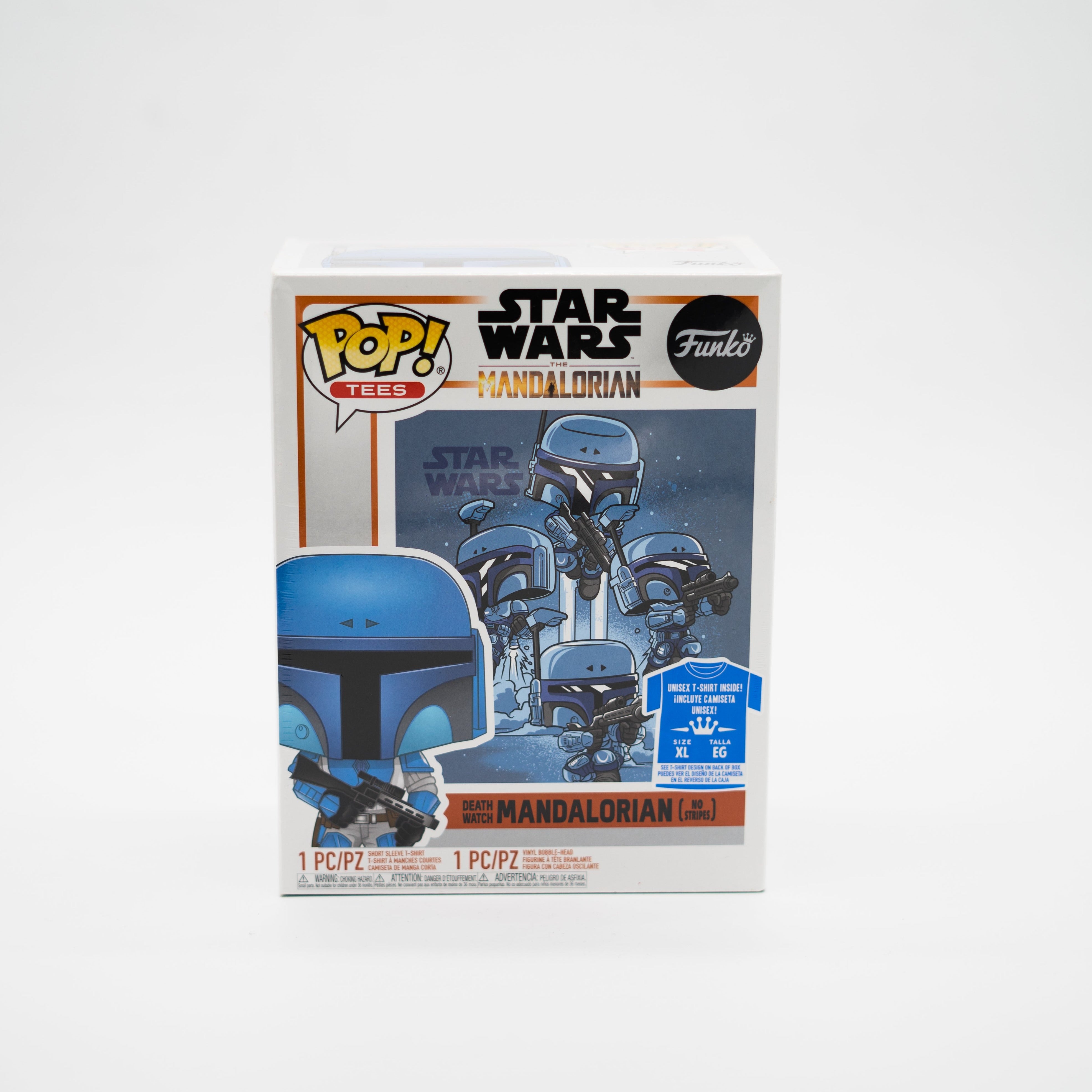 Funko Pop! Pop & Tee The Mandalorian Death Watch tamaño XL