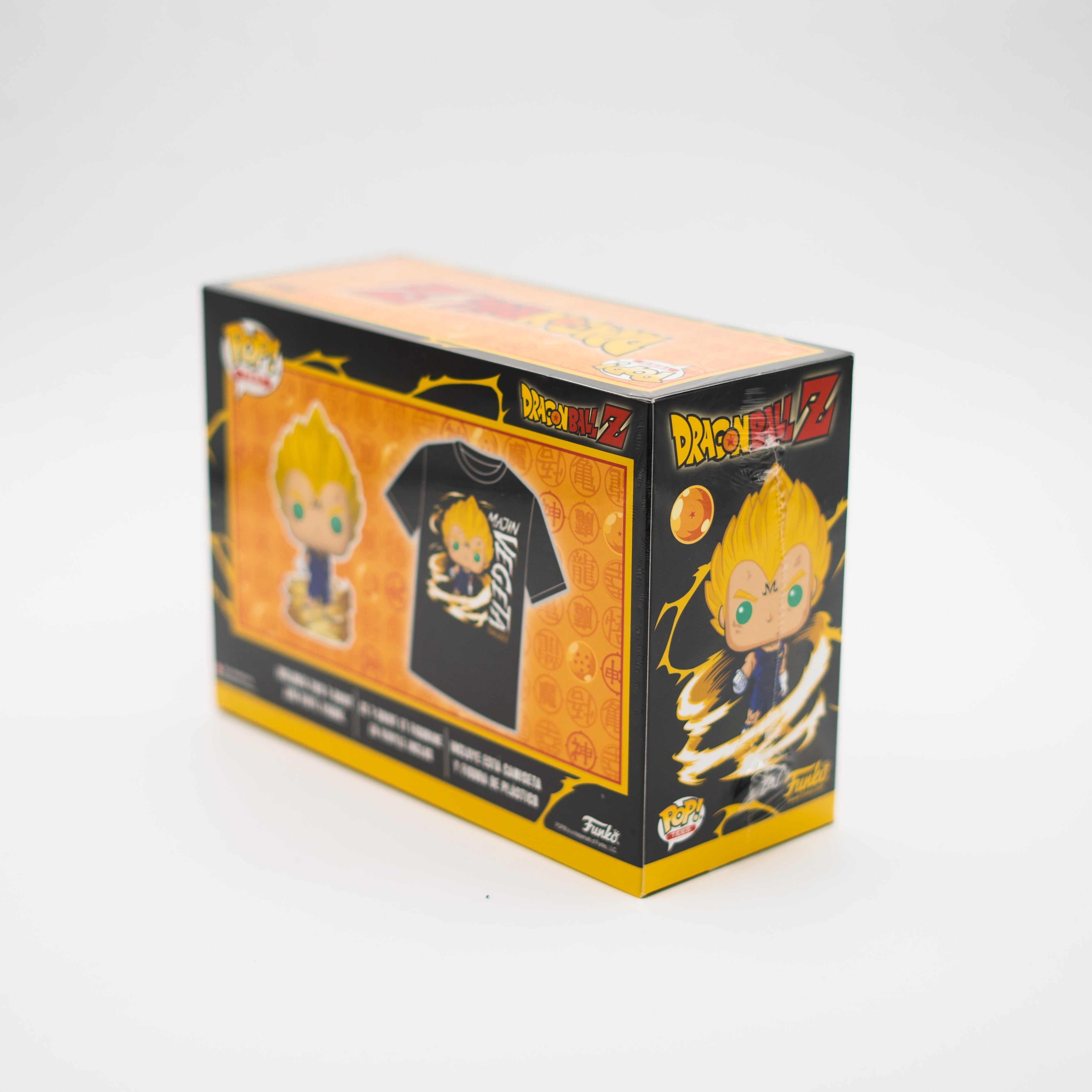 Funko Pop! Pop & Tee Majin Vegeta #862 GITD tamaño M