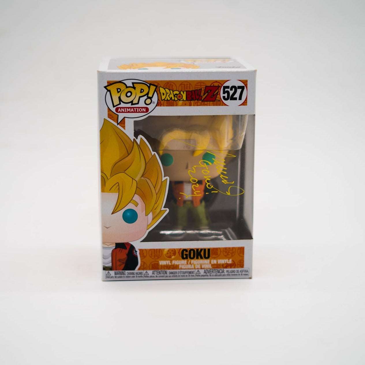 Funko Pop! Goku #527 Firmado por Mario Castañeda