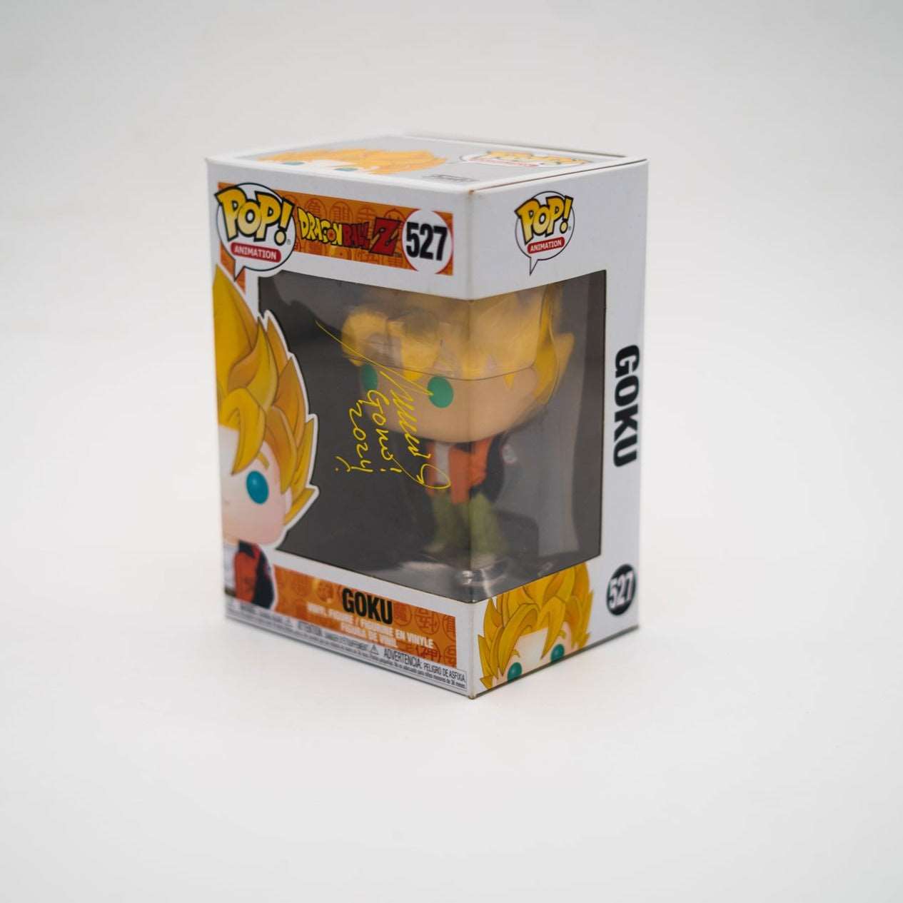 Funko Pop! Goku #527 Firmado por Mario Castañeda