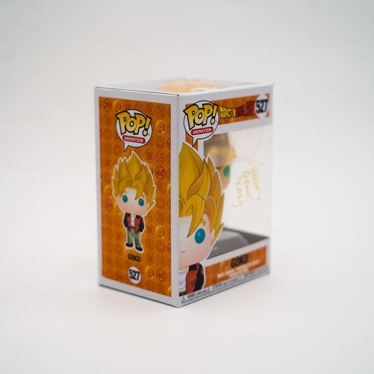 Funko Pop! Goku #527 Firmado por Mario Castañeda