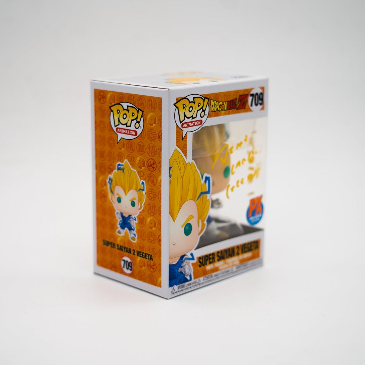 Funko Pop! Super saiyan 2 Vegeta #709 Exc. Firmado por Rene Garcia