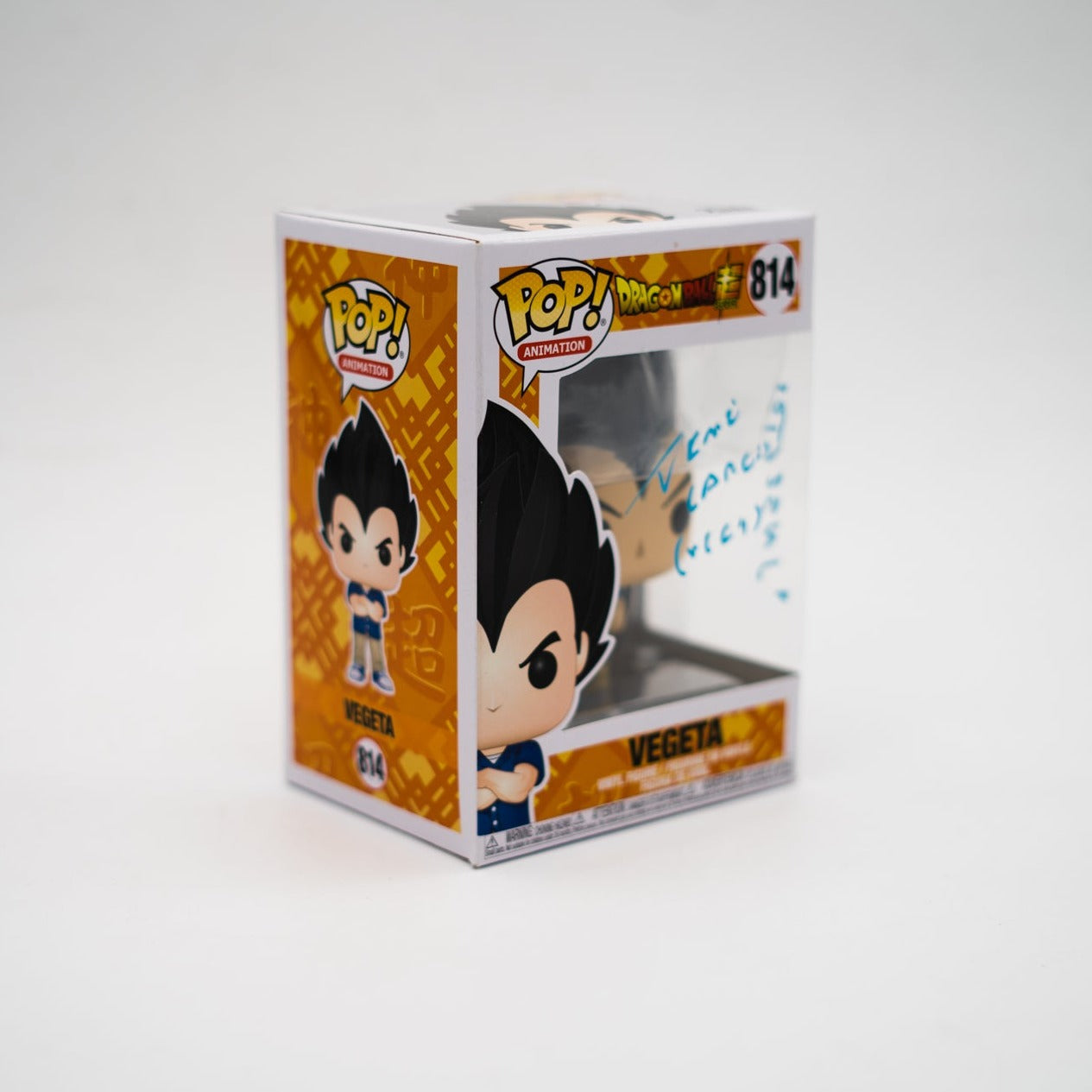 Funko Pop! Vegeta #814 Firmado por Rene Garcia