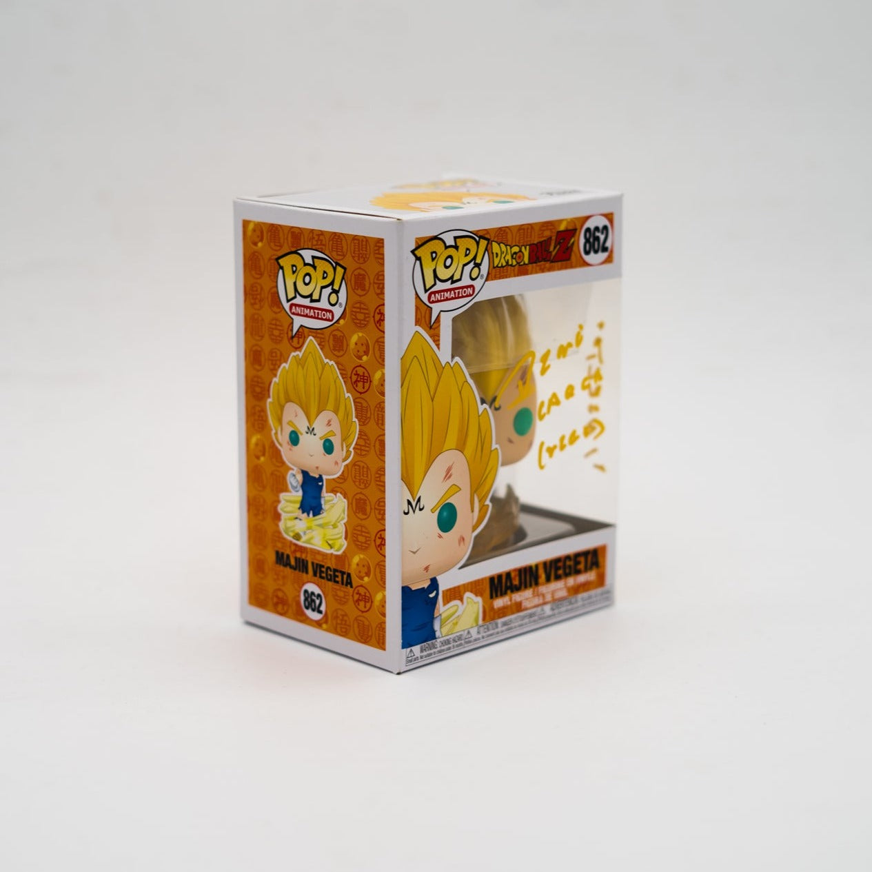 Funko Pop! Majin vegeta #862 Firmado por Rene Garcia