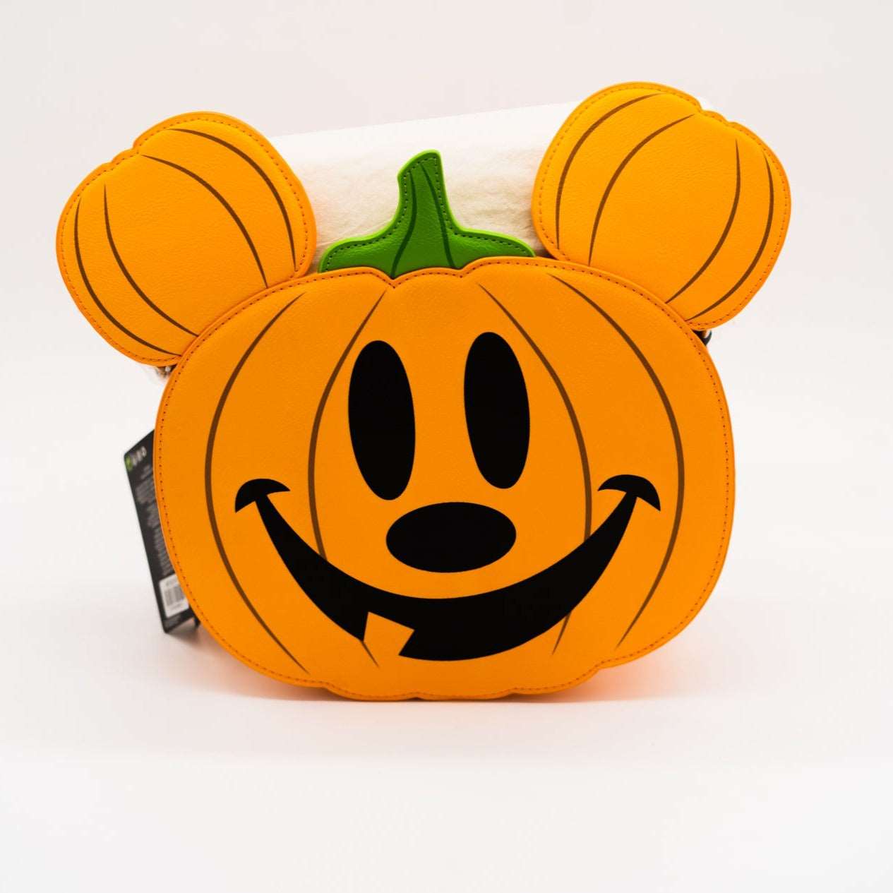 Disney Loungefly The Mickey Mouse Jack-o'-Lantern Crossbody Purse