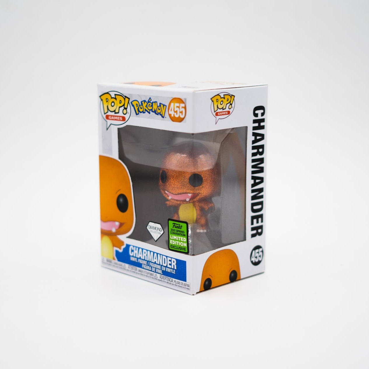 Funko Pop! Charmander # 455 -Pokemon Dimond Collection 2021 Spring Convention