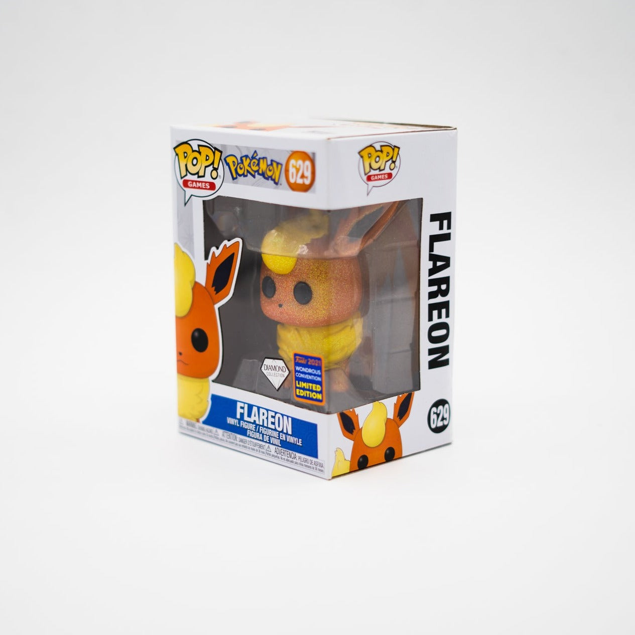 Funko Pop! Flareon #629 -Pokemon Diamond 2022 Wondrous Convention