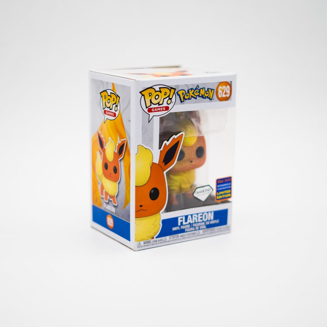 Funko Pop! Flareon #629 -Pokemon Diamond 2022 Wondrous Convention