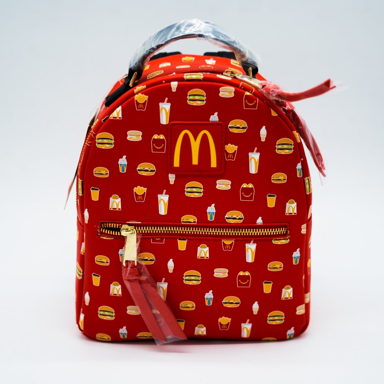 McDonald’s LUNCH Mealtime Favorites Allover Print Mini Backpack Mad Engine