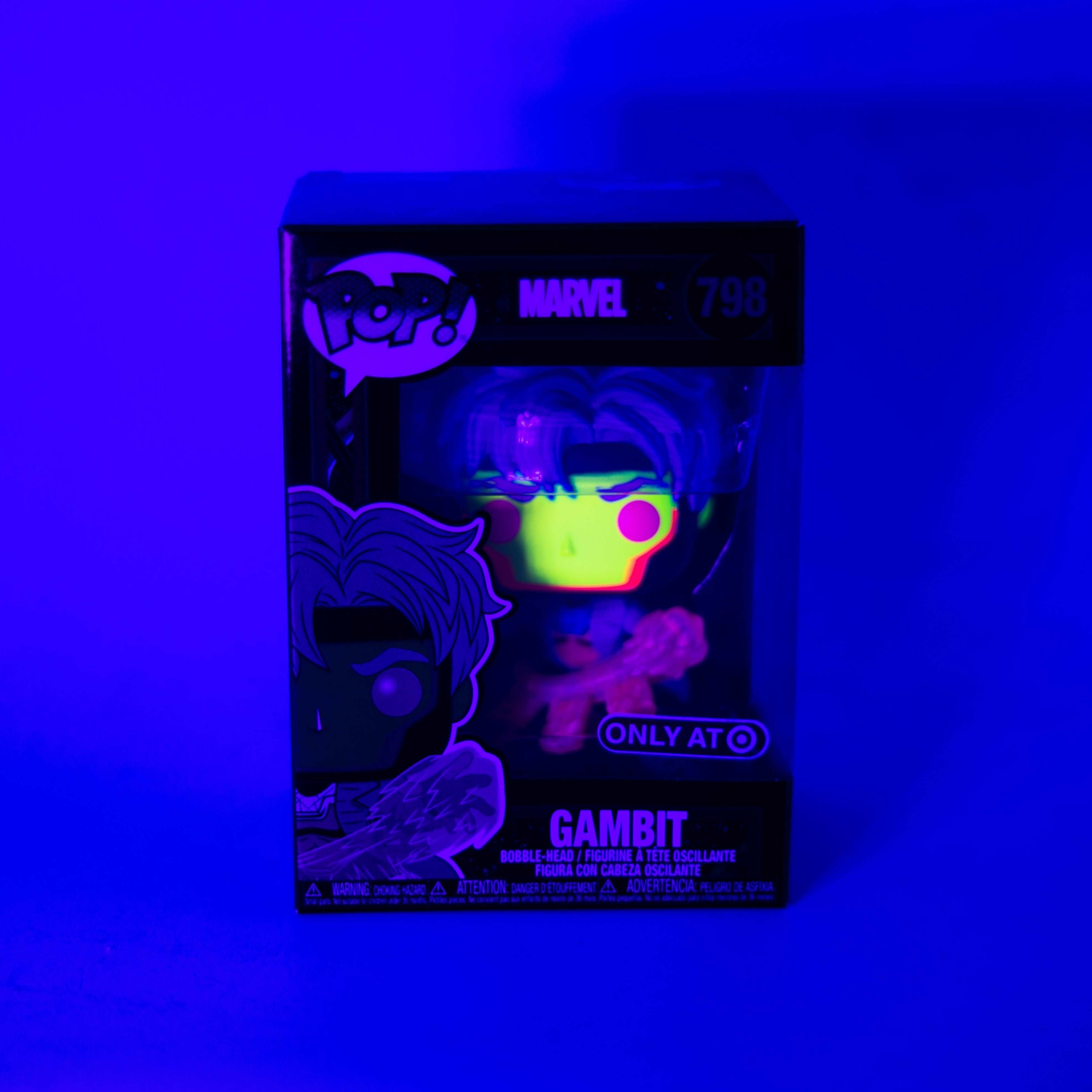 Funko Pop! Gambit- Black Light #789 Exclusivo