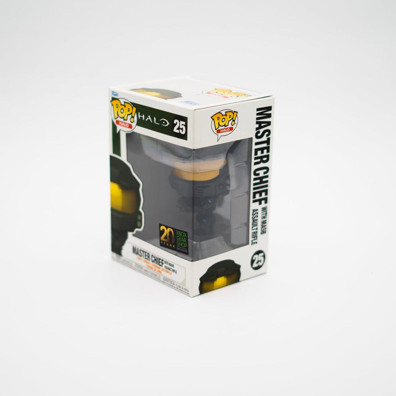 Funko Pop! Halo Master Chief with MA5B Assault Rifle #25 20 years Exclusivo