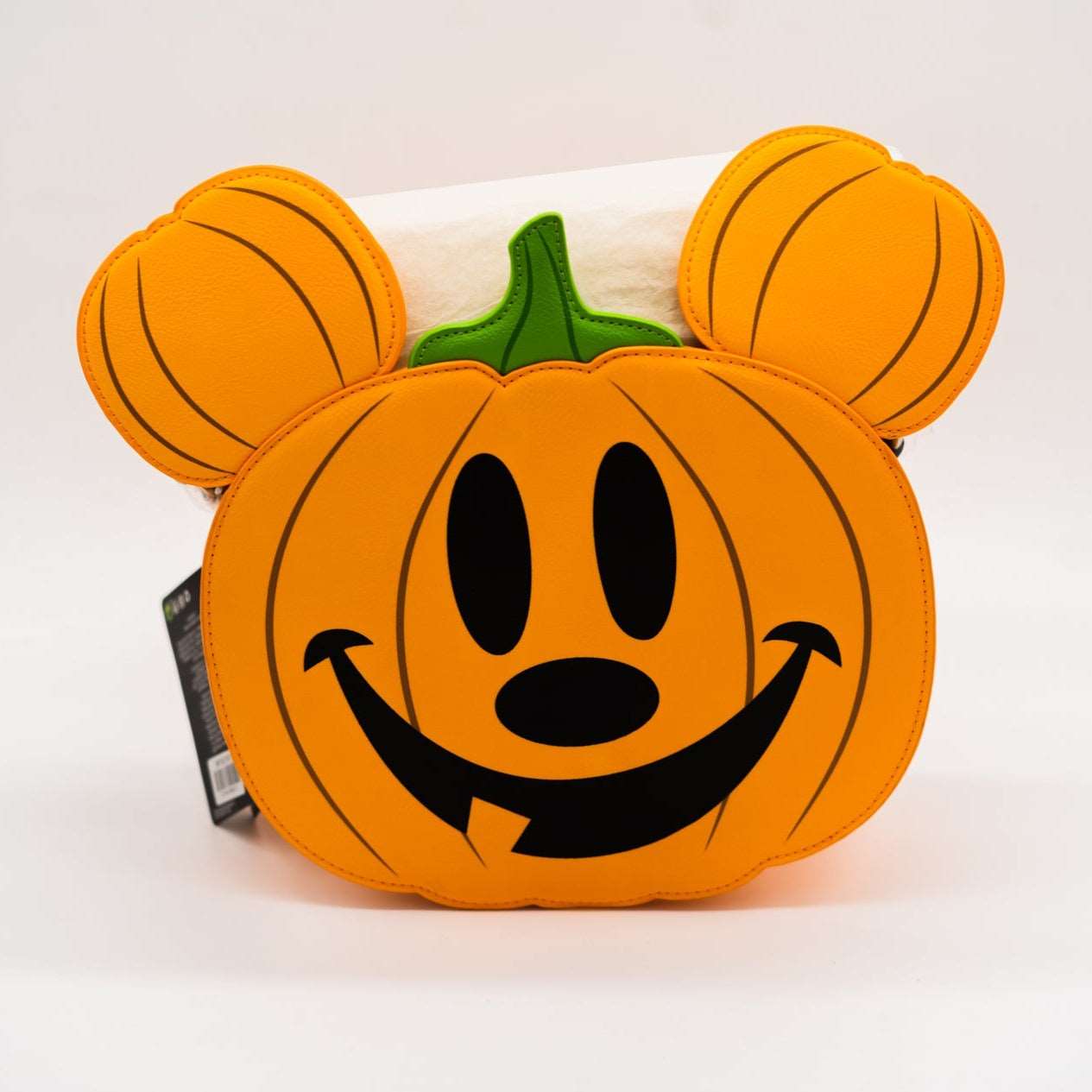 Disney Loungefly The Mickey Mouse Jack-o'-Lantern Crossbody Purse