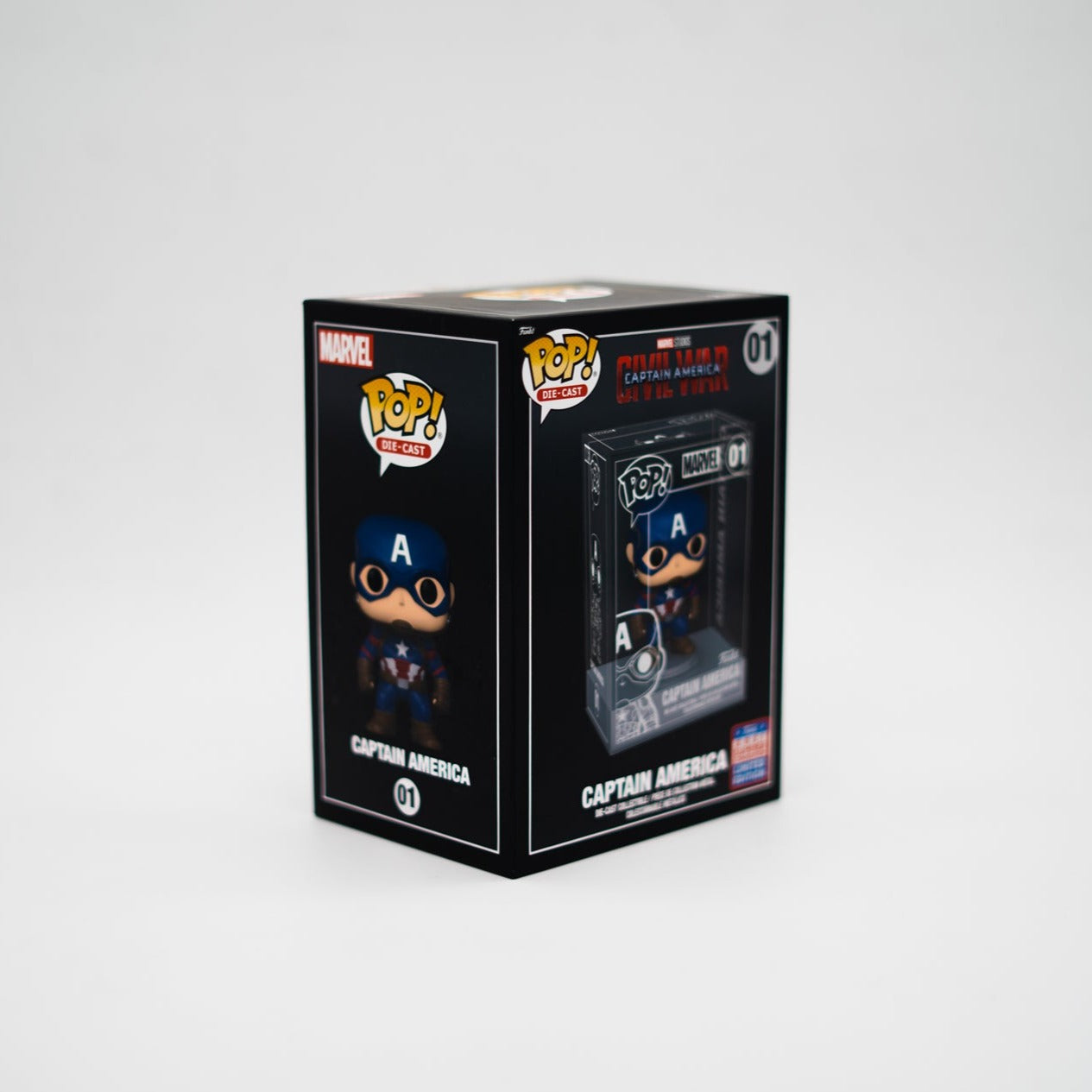 Funko Pop! Die Cast Captain America 01 2021 Summer Convention Limited Edition