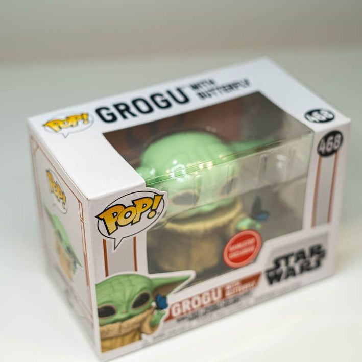 Funko Pop! Grogu with butterfly #468 Exc.